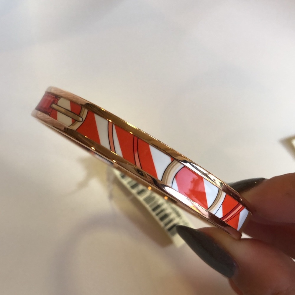 Hermès Enamel Bangle Bracelet